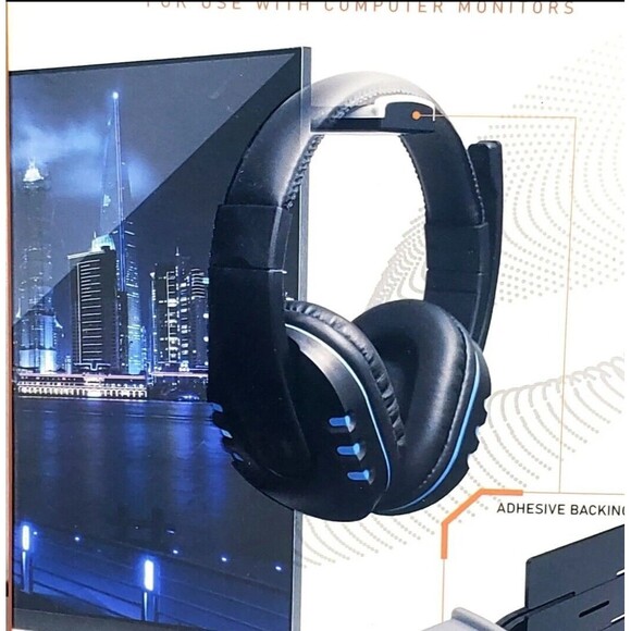 Xtreme Tech Headphones Mount For Game CONSOLES/PCs/TVs New In Box -SEALED - Picture 3 of 7